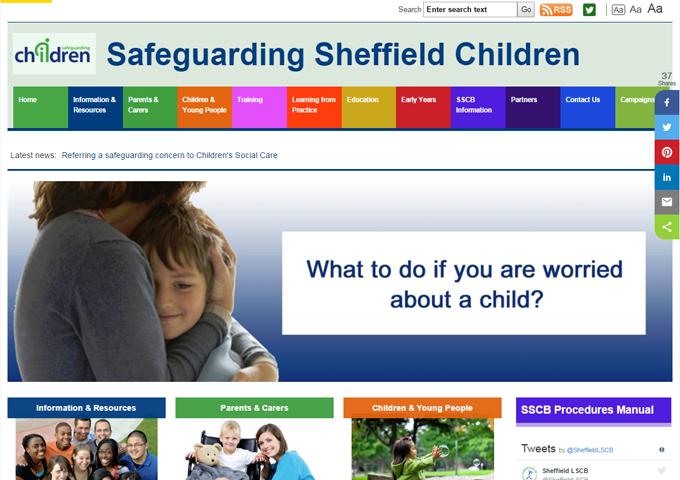 Safeguarding Sheffield Children - LSCB website