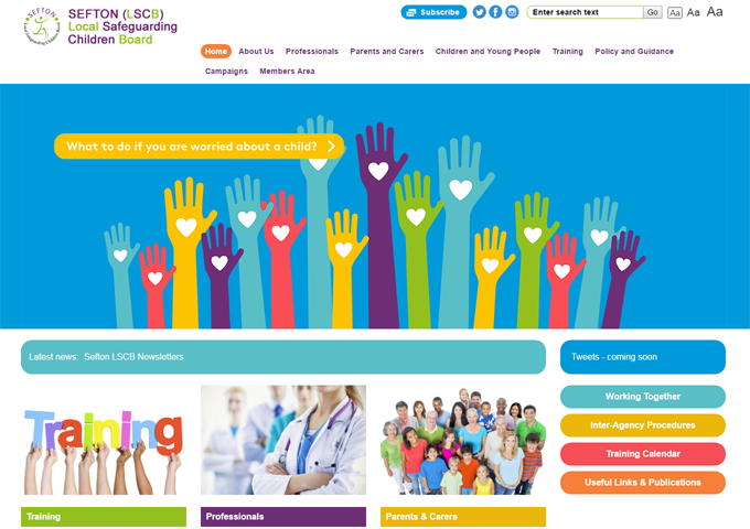 Sefton Safeguarding Children Partnership website